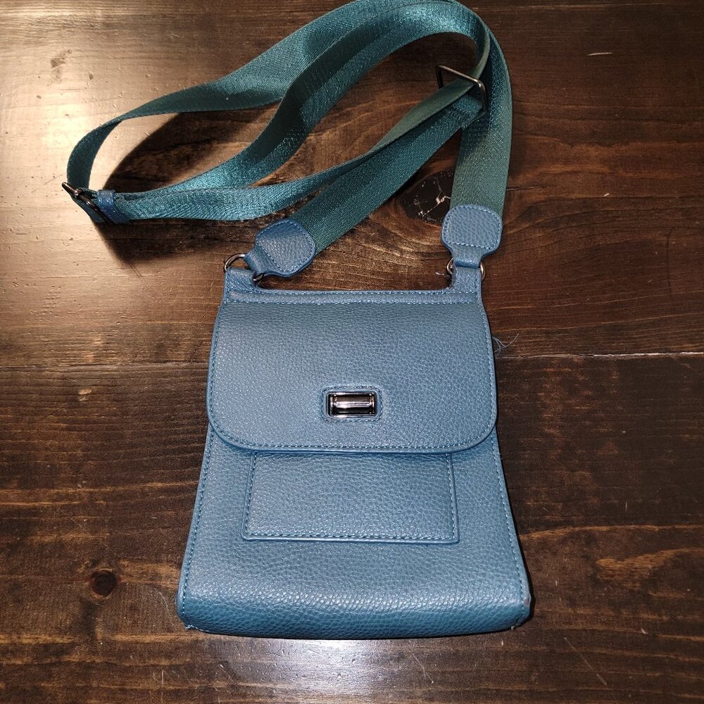 Teal Chico's Crossbody Bag